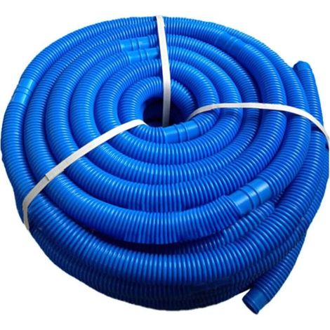 Blauer Schwimmbadschlauch 38 mm 6 m (1/4)