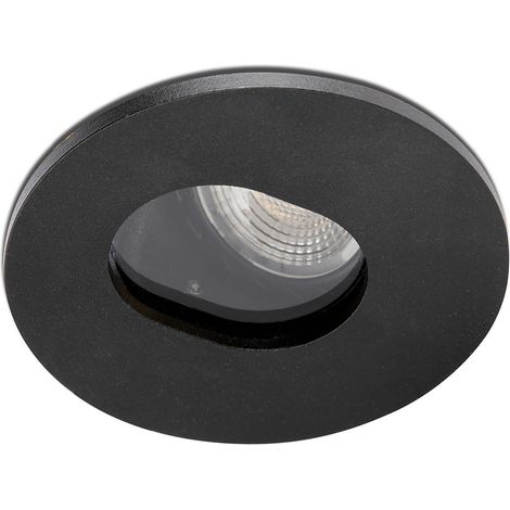 NIVA Pinhole schwenkbar schwarz IP65