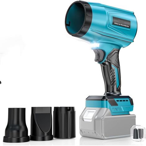Ecarke Akku-Gebläse Turbo für Makita 18V Akkus, 28000 U/Min bürstenloser Motor, 160m/s Luftgeschwindigkeit, tragbarer Laubbläser zum Entfernen von Laub, Staub &amp Schnee (ohne Akku)
