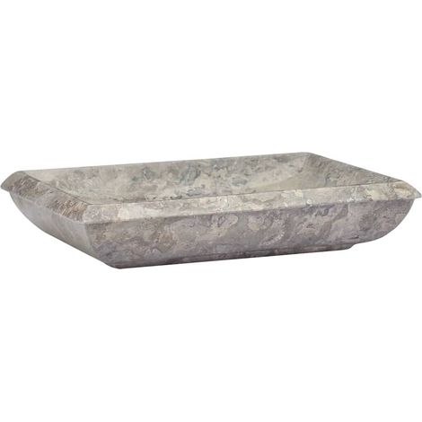 Maison Exclusive - Lavabo Gris 50x35x10 cm Marbre (1/5)