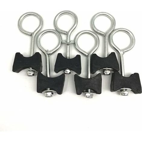 Accessoires de trampoline,Vis de trampoline,Vis pour fixer le trampoline,1 paquet/6 pièces,Convient au grand trampoline et au petit trampoline,2 paquets (1/4)