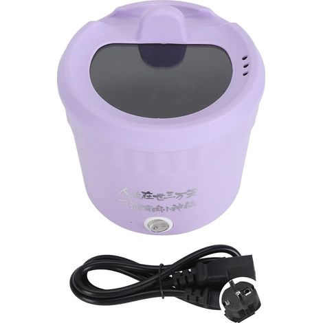 Marmite électrique 450 W, Cuiseur de Nouilles Rapide pour Ramen, œufs, Pâtes, 1,2 L, Antiadhésif, Violet (Prise UE 220V) (1/5)