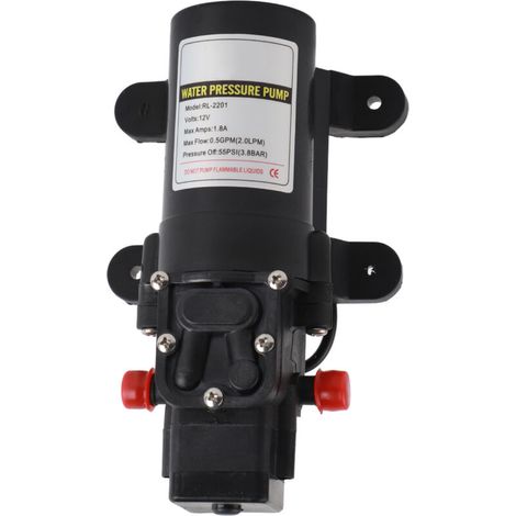 Pompe à membrane à pression d'eau Pompe à membrane auto-amorante Pompe à eau haute pression pour extérieur RL 2201 12V (1/5)