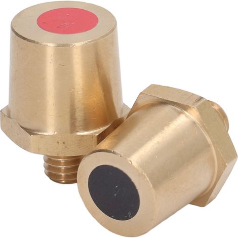 Connecteur de borne de batterie en laiton à filetage mâle M8, borne de charge, adaptateur de borne de batterie positive et négative