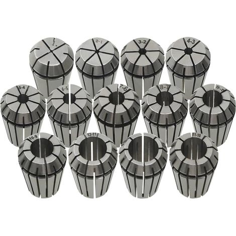 vidaXL ER20 Collets 13 pcs Turning Tool Set