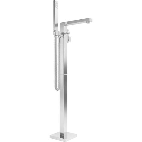 Rubinetteria squadrata per vasca freestanding finitura cromata Grace (1/4)