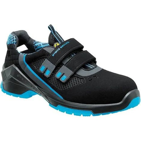 [NEUWERTIG] B-Ware Steitz Secura Sicherheitssandale Sandale Herren Schwarz Blau S1 P W Xb Größe 46