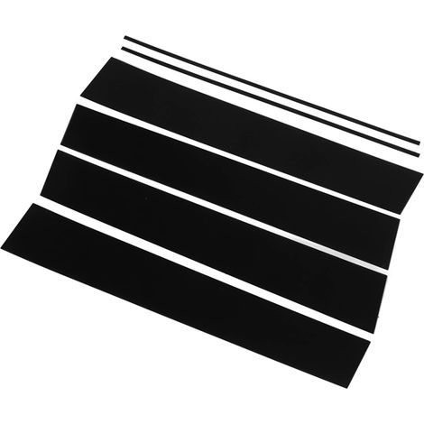 Lot de 6 Montants de Porte B Noir Brillant Décoratif Extérieur Latéral pour Fenêtre de Porte Odyssey 2005-2010 (1/5)