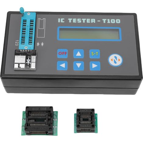 Testeur de Circuit intégré, Compteur de Transistor IC LED avec Borne 20 Broches et 16 Broches, pour Ingénieurs en Microélectronique et Automatisation Industrielle (1/5)