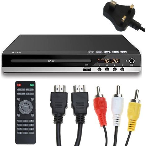 Lecteur de disques numériques EVD haute définition 1080p compatible DVD, SVCD, CD-RW et VCD. (1/5)