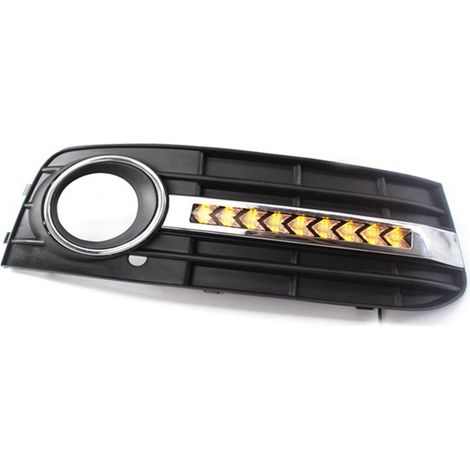 1 pair of 8KD807682 and 8KD807681 are suitable for Audi A4 front bumper grille with turn signal kit. (1/5)