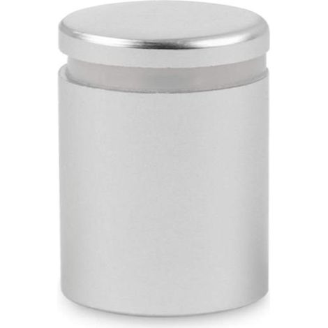 Aluminium-Montagehalterung (Abstandshalter) – 25 x 19 mm, matt silber