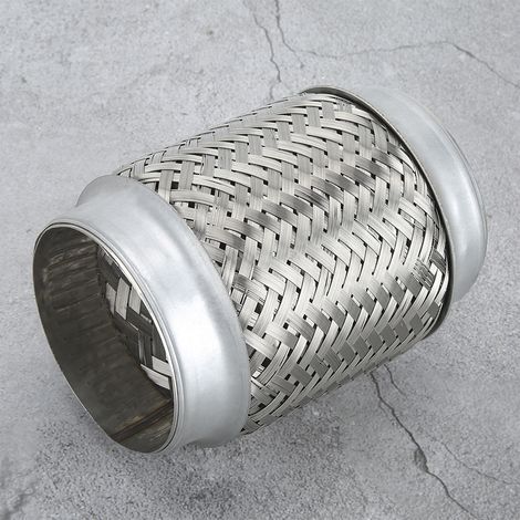 Tuyau d'échappement flexible en acier inoxydable 3,5 x 6 pouces, tube interne tressé et ondulé (1/5)