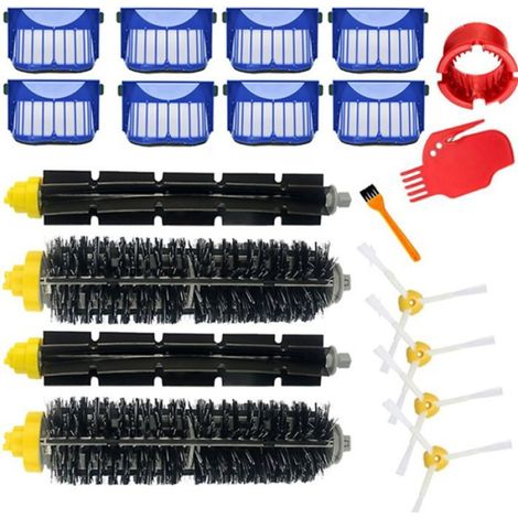Kit de PièCes D'Aspirateur 19 PièCes pour Aspirateur IRobot Roomba SéRie 600 690 680 660 651 650 et 500 SéRies (1/4)