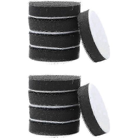 Lot de 10 tampons de ponçage souples de 75 mm avec fixation auto-agrippante. (1/5)