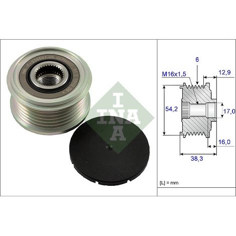 Embrayage d'alternateur 535006210 INA
