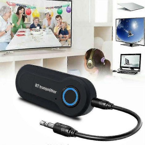 Adaptateur émetteur audio Bluetooth, émetteur stéréo sans fil, haut-parleur TV, dongle USB (1/4)