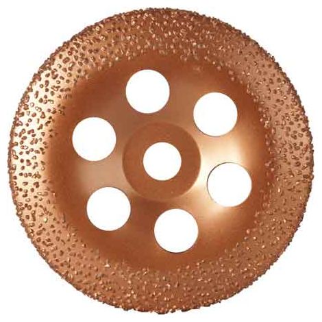 DISQUE ABRASIF 'CARBIDE' Ø 115x22 mm - grain moyen