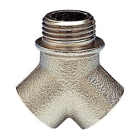Corpo bolla maschio-femmina-femmina nichelata M/F/F 1/2" x 3/8" G0655N04 (1/2)