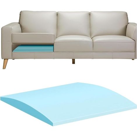 Coussin en mousse haute densité pour canapé, 50 x 5 cm (1/5)