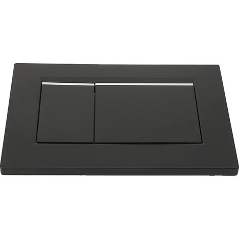 Accionador de doble descarga, compatible con botones redondos/cuadrados, rendimiento fiable, negro B (1/2)