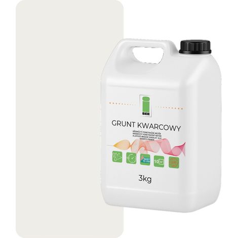 Imprimación de cuarzo para yeso de silicona, 3 kg, blanca, F102 (1/5)