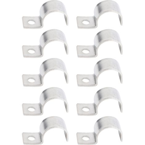 Einzelne P-Rohrschelle aus Edelstahl 304, 25 mm Durchmesser, 10er-Packung, korrosionsbeständig und robust (1/5)