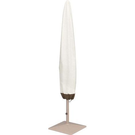 Parapluie Banane imperméable pour l'extérieur Parapluie de terrasse Parapluie de balcon Parapluie droit Beige,193x17.8x58.4cm (1/5)