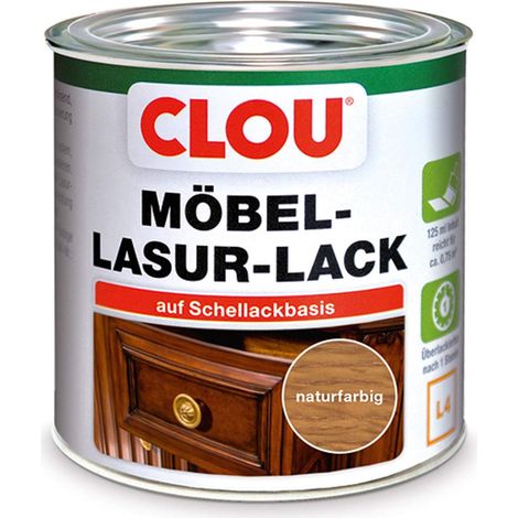 Clou Möbel Lack L4 125 ml naturfarbig Holzlasur