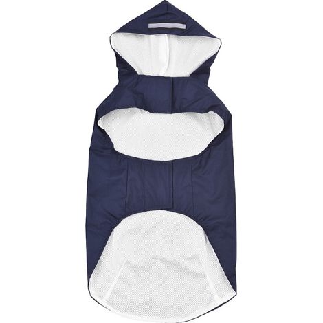 Impermeable reflectante para perros medianos a grandes, con abertura para la correa, talla 6XL. (1/5)