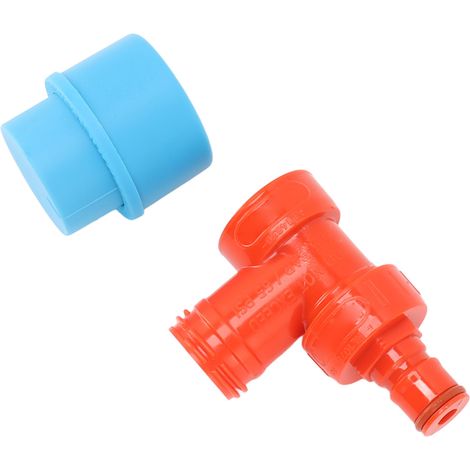 Adaptateur en T pour bière en plastique anti-chimique à 3 voies capuchon de carbonatation pour sodas et boissons gazeuses (1/5)