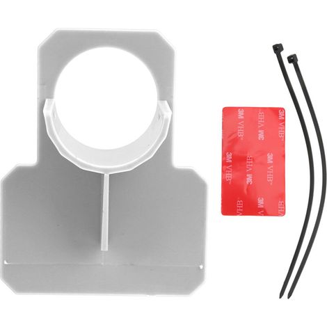 x Schwimmbad-Schlauchhalter, Wasserschlauchhalter, verhindert das Herunterfallen des Schlauchs, Pool-Schlauchhalter für oberirdische Pools, für Schläuche mit einem Durchmesser von 30–38 mm (grau) FLIT (1/4)