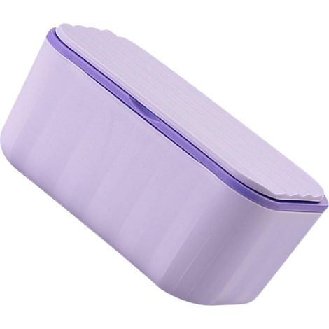 Piece Portable Travel Soap Dish with Double Layer Drainage