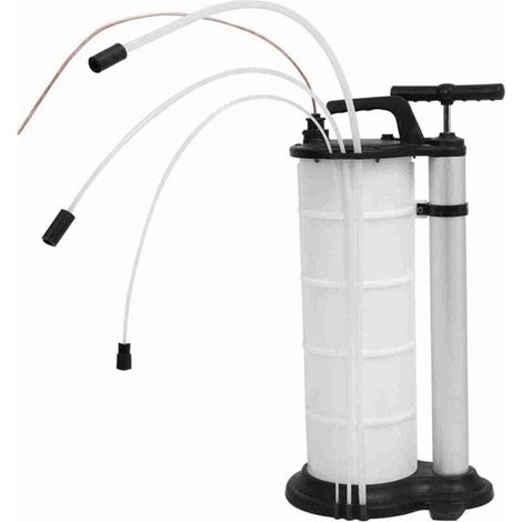 Pompe d'extraction par aspiration d'eau et d'huile usagée 9 L, transfert de fluide sous vide, fonctionnement manuel (1/4)