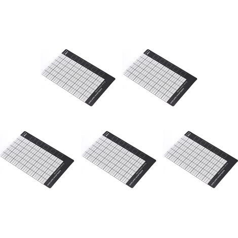 5-teiliges magnetisches Projektmatten-Set, wiederbeschreibbar, Reparaturmatte mit Rasterdesign für Schrauben, Muttern und Befestigungselemente (1/5)