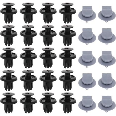 Clips de Fixation pour Pare-Chocs + Clips de Garniture de Passage de Roue Compatibles avec R50 R52 (1/5)