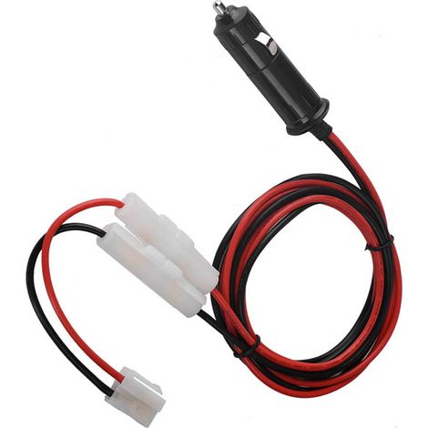 Câble d'alimentation en forme de T avec prise allume-cigare pour radio mobile YAESU FT-7900/7800/8800/8900/1907