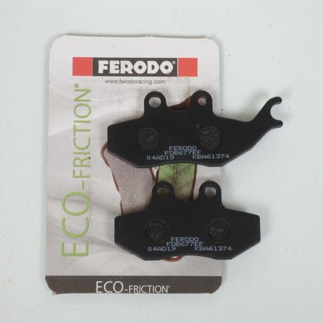 Plaquette de frein Ferodo pour Scooter Peugeot 125 Elystar 2004 à