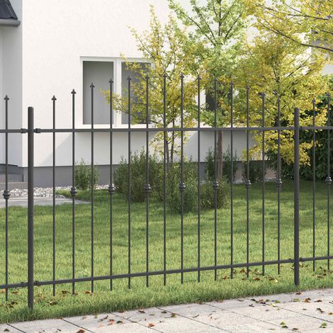 Spießzaun Asten Schwarz