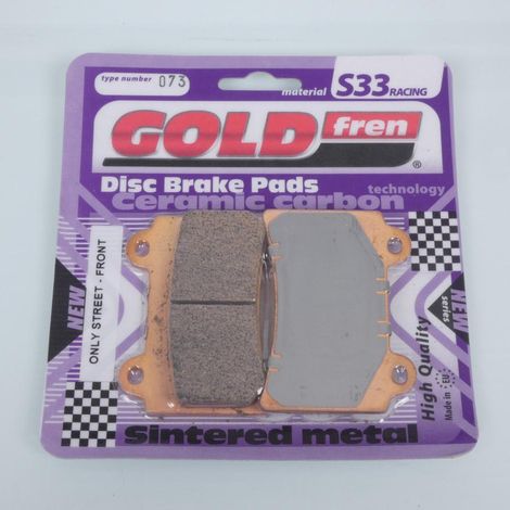 Plaquette de frein Gold Fren pour Moto Yamaha 1600 Xv A Wild Star (1/2)