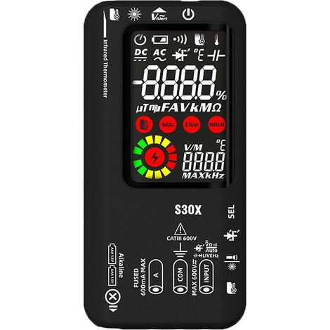 Multimètre intelligent portable rechargeable par USB, appareil de mesure électrique de haute précision, instrument de test domestique (1/5)