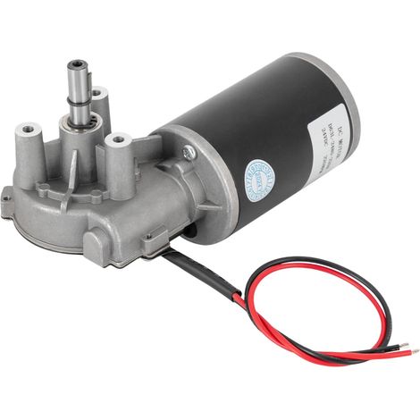 Moteur à courant continu 80 W 24 V, moteur à engrenages, moteur électrique à réduction CC, 220 tr/min Pour utilisé dans les domaines de l'emballage, du transport et de la distribution