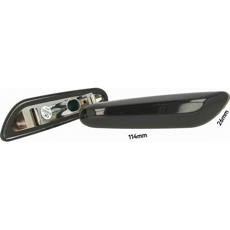Kit Freccia Laterale a Led Side Marker Lente Fume Per BMW E46 E36 E90 E91 E60 E61 E81 E82 E87 E88 E92 E93 X1 E84 X3 E83 X5 E53 (1/3)