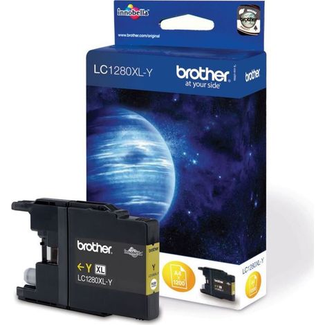 LC1280XLY Cartuccia Inchiostro Originale XL per Stampanti Inkjet - Giallo (1/5)