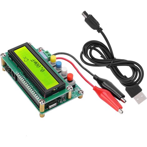 LC100A Compteur numérique LCD professionnel de capacité et d'inductance multifonction (1/5)