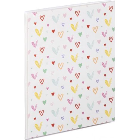album photo hama shine hearts capacité 80 photos 10x15 cm