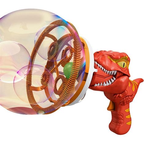 Jouets de piscine dinosaures électriques à bulles rouges-- (1/5)