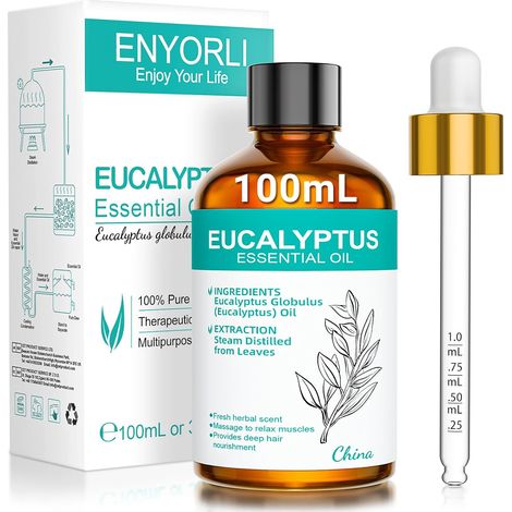 Eucalyptus 100ml - Pour Diffuseur, Bougies & DIY Diffuseur & Bien (1/5)