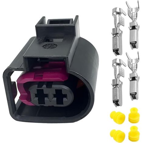 2 Pièces Faisceau Électrique Connexion Précise, Connecteur Pour Klaxon De Voiture Connecteur Étanche Pour Faisceau Câbles, Faisceau De Câblage Stable Connecteur De Klaxon (1/5)