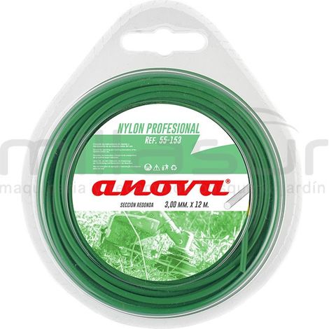 -CAHERSA- NYLON REDONDO ANOVA BLISTER 3x12 RESISTENTE Y DURADERO
